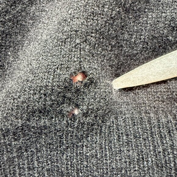 100% Cashmere Lauren Ralph Lauren Size L Black Knit Pullover Crew Neck Sweater - Picture 5 of 16